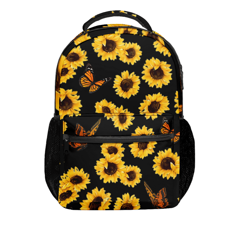 FABOTD Schoolbag Children Bookbag, Sunflower Schoolbag, Backpacks