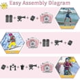 thumbnail image 4 of Kids Camera Underwater Waterproof Digital Camera For Kids 2 Inch Ips Screen X200 Hd Kids Video Action Camera For 3-10 Year Old Girls Boys Gift, 4 of 4
