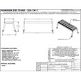 thumbnail image 5 of Vestil Manufacturing SSA-1W-Y Aluminium Welded Wide 1 Step Stand - Yellow, 5 of 6