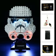 LIGHTAILING Led Lighting Set for Stormtrooper Helmet Building Blocks Model, Light Kit Compatible with Legos 75276 (Not Include the Building Set)