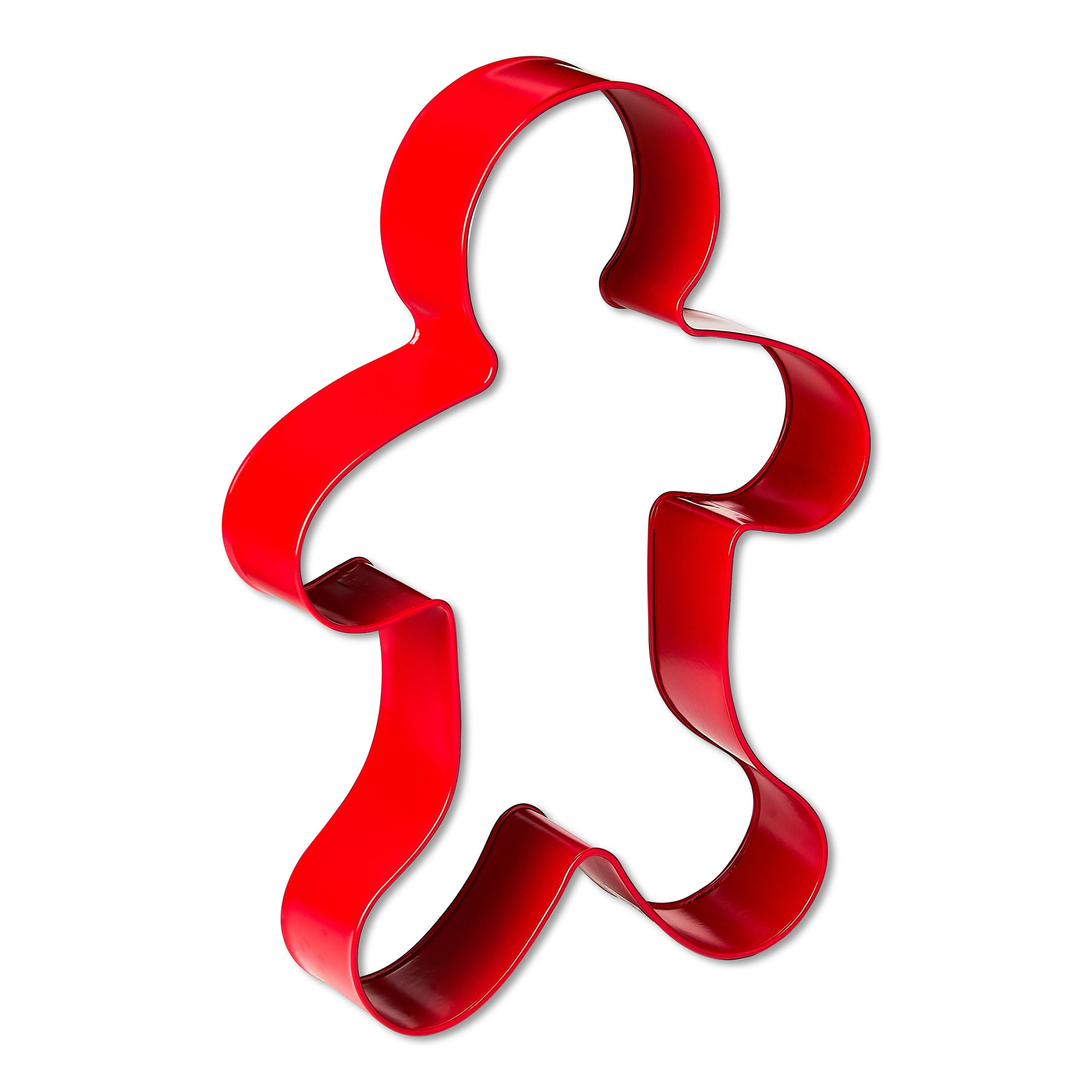 Metal Gingerbread Cookie Cutter Christmas Decoration, Red, 22", by Holiday Time