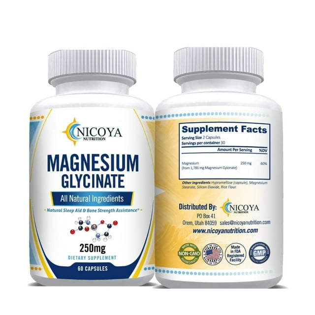 Magnesium Glycinate For Improved Sleep, Stress & Anxiety Relief