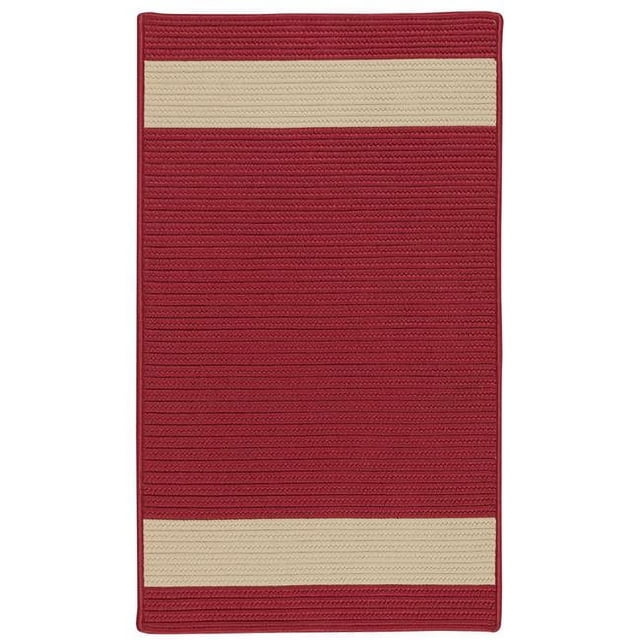 Colonial Mills Tapis AR55R072X108S Aurora Rectangle Tressé Rouge Sable - 6 x 9 Pieds