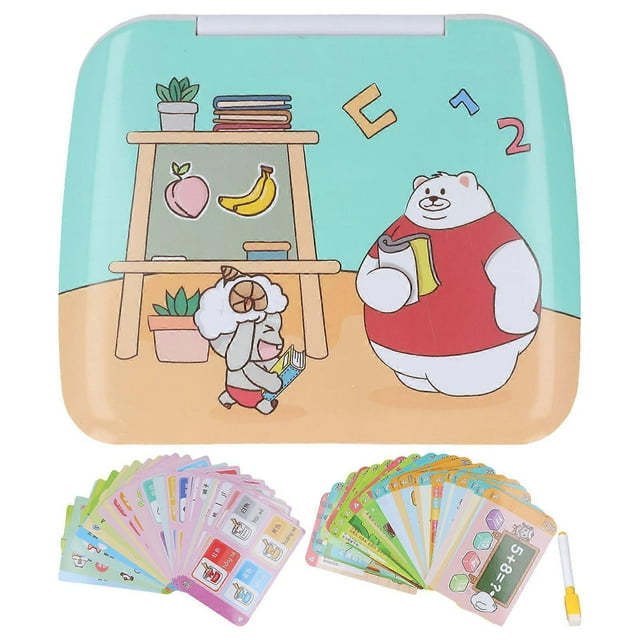 Kids Reading Machine 50 Cards Colors Numbers Learning Educational Sound Toy with Pen