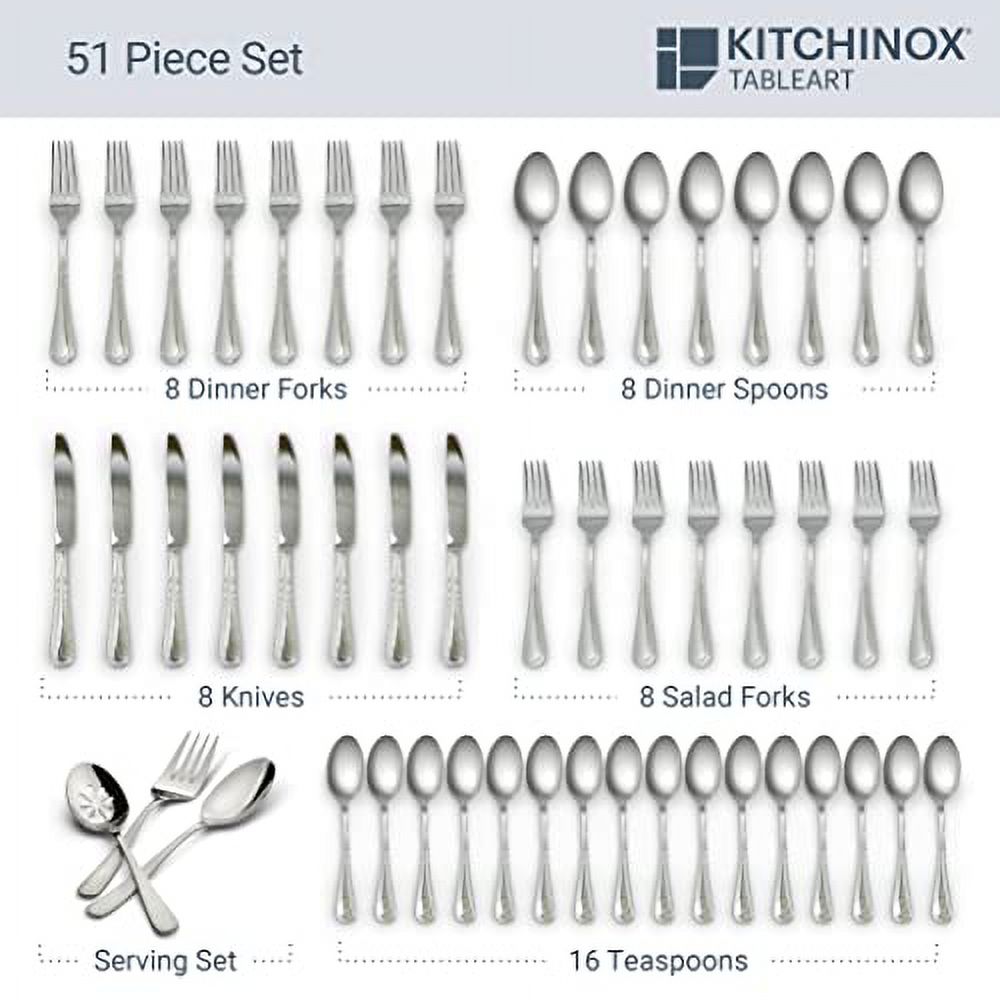 Kitchinox I Edition 20-Piece Flatware Set, Service for 4, Seaport