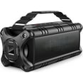 thumbnail image 4 of 90W Bluetooth Speaker, Portable Outdoor Wireless Speaker with Deep Bass Subwoofer, 40H Playtime, IPX6 Waterproof, EQ, Dual Pairing, TF/AUX, Boombox for Party/Beach, 4 of 5