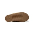 thumbnail image 3 of Dearfoams Cozy Comfort Women's Teddy Pile Open Toe Scuff Slippers, 3 of 7