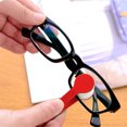 thumbnail image 1 of Brosse de Nettoyage pour Lunettes Mini Microfibre Outil de Maintien des Lunettes, Rouge, 1 of 9