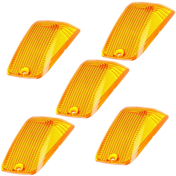 SCITOO Set Of5 AmberLen 11516638 Cab Marker Light AmberCover For Chevy C1500 1990-1991 1993 1997-1999 For Chevy C2500 1992 1994-2000 For Chevy C3500 1991 1993 1996-1998 For Chevy C60 Kodia