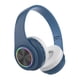 thumbnail image 2 of Liquidación de regalos de Pascua Quinlirra: auriculares inalámbricos Bluetooth supraaurales con luz RGB y micrófono, 10 horas de uso, auriculares plegables, regalo de cumpleaños para mamá, 2 of 8