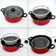 thumbnail image 3 of Home Deep Fry Pot With Lid Stainless Steel Fries Fryer Nonstick Pots, 3 of 4