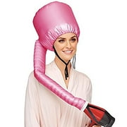 Professional Portable Quick Hair Drying Bonnet Attachment For Hair Dryer-Pink