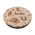 thumbnail image 2 of Sombrero de vaquero PopSockets adhesivo PopGrip con estampado estético, 2 of 6