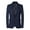 Navy, variant on Men's Fashion Casual Suit Tops Breathable Jacket Suits for Men(Blue,XXL)