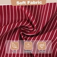 thumbnail image 5 of AOWOO Adjustable Apron For Men Women, Striped Kitchen Apron, 2 Pack Cotton Polyester Bib Apron, Cooking Apron With 2 Pockets for Bbq, Baking Restaurant, 5 of 7