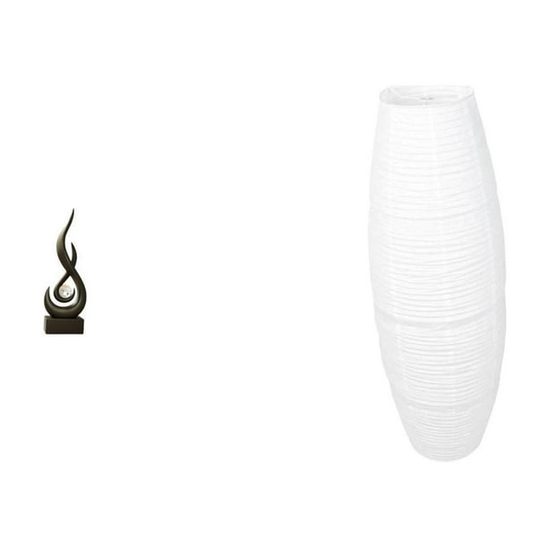 Figura abstracta de llama, escultura de arte moderno, estatua de fuego de resina, adorno de escritorio para sala de estar, armario, lámpara de pie con