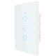 thumbnail image 5 of Kearding Interruptor táctil inteligente WIFI sin cable neutro 110V220V tuya APP RF433 control remoto control de voz interruptor de luz interruptor Blanco toque 3 pandillas 2piezas, 5 of 6