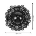 thumbnail image 2 of USHOBE 10Ud Botones Para Coser Negros Con Estilizado Ideal Para Abrigos Y Chaquetas Decorativas, 2 of 5