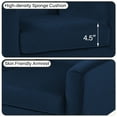 thumbnail image 2 of DREAMSIDEA Modern Button Tufted Accent Chair Set of 2 Upholstered Armchair Indoor,Velvet Living Room Chair for Bedroom,Royal Blue, 2 of 5