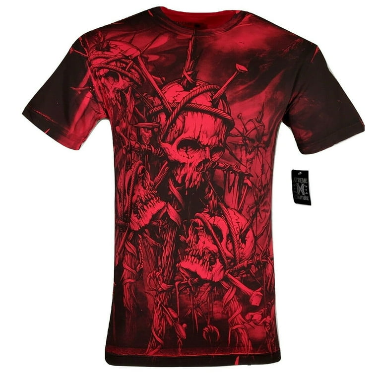 XTREME COUTURE by AFFLICTION Men's T-Shirt HEADHUNTER Tattoo MMA - Walmart.com
