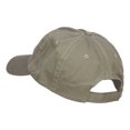 thumbnail image 3 of Low Battery Symbol Embroidered Cotton Cap - Olive OSFM, 3 of 5