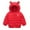 Red, variant on Esaierr 1-5Y Boys Girls Winter Warm down Cotton Coats for Kids Baby Thickened Puffer Coats Ears Hooded Cotton Outerwear