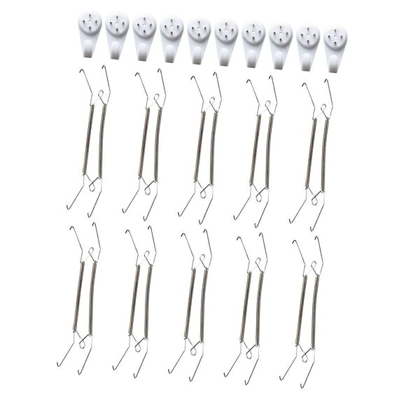 VONKY 20x Invisible Plate Hangers in Various Duty Hanger Display Heavy Sizes 10Inch Plate 12 inch