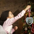 thumbnail image 7 of EUDIDV Holiday Hanging Decor Angel Assistant Heart-Shaped Tag Christmas Tree Tag Ornaments Christmas DIY Xmas Decorative Hangings, 7 of 7