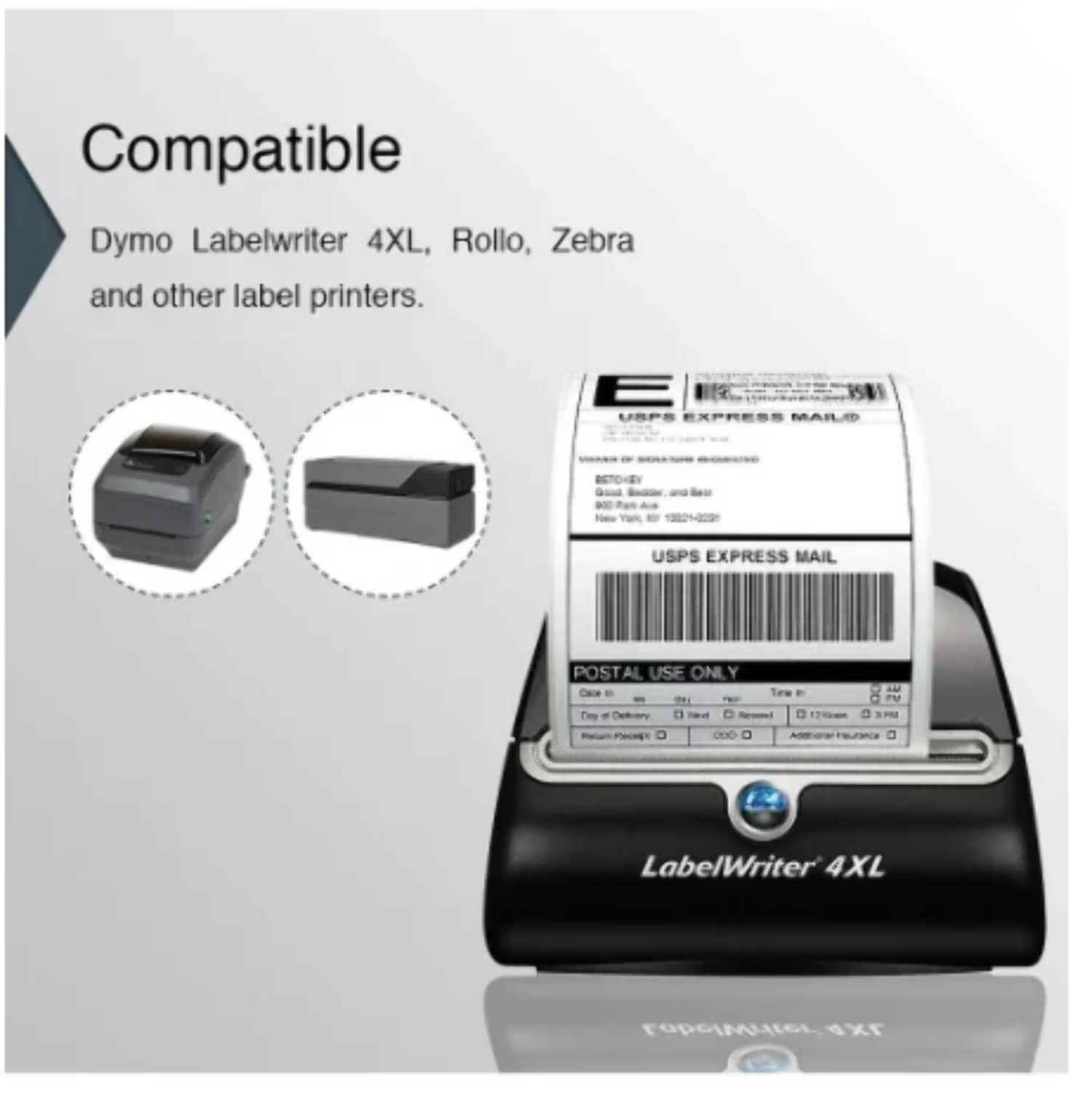 DYMO LabelWriter Extra Large - White - 4 in x 6 in 220 label ...