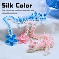 thumbnail image 2 of Dragones en flor de cerezo impresos en 3D de Toy Dpcirk, 30 cm, azul y rosa, 2 of 8