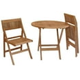 thumbnail image 1 of Windsor 3-Pieces Folding Round Bistro Set, 1 of 2