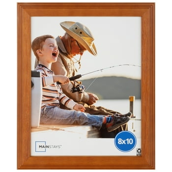 Mainstays 8" x 10" Solid Oak Wood Wall Picture Frame
