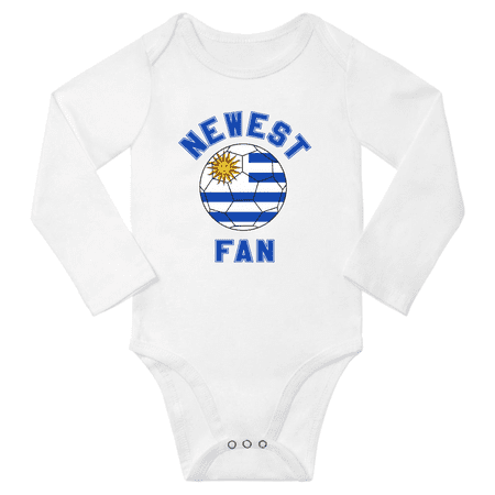 

Newest Uruguay Soccer Football Fan Baby Long Sleeve Rompers Bodysuit (White 24 Months)