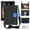 Black+Blue, variant on Dteck Case for Samsung Galaxy Tab A7 10.4" SM-T500 T505 2020 Released 10.4-inch,Shockproof Rubber Kickstand Handle Silicone Cover With Shoulder Strap,Black+Blue