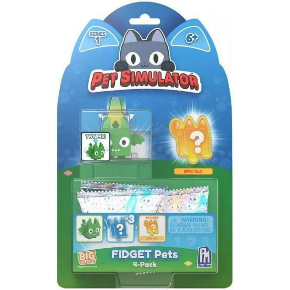 Pet Simulator X Series 1 Fidget Pets Mystery 4-Pack