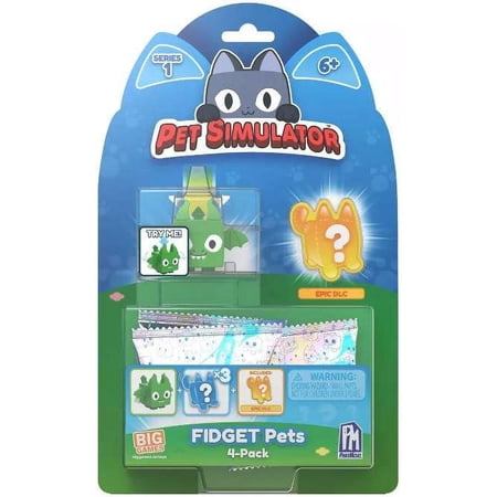 Pet Simulator X Series 1 Fidget Pets Mystery 4-Pack