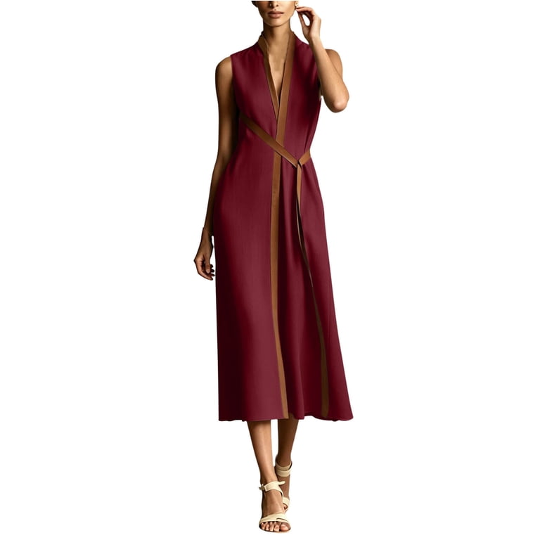two-tone dress casual Two Tone Puff Sleeve Dress Casual Dresses Summer Dress for Women 2023 (Color : Hot Pink, Size : XL.) : Amazon.co.uk: Fashion