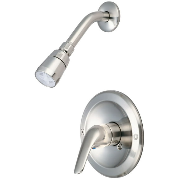 Olympia Faucets Elite Single Handle Shower Set in PVD Brushed Nickel - P-2002-BN