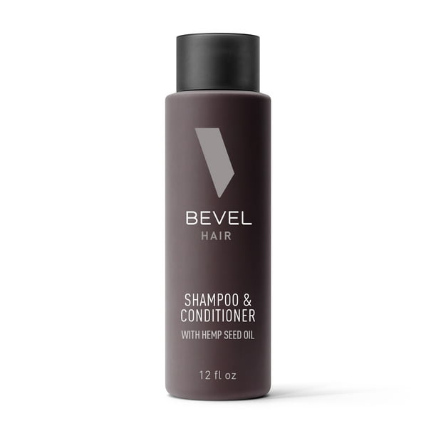 Bevel Strength Shampoo & Conditioner, Hemp Oil, 12 fl oz - Walmart.com