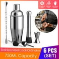thumbnail image 1 of Pro Cocktail Shaker Bartender Making Martini Drink Mixer Cocktail Set Bartender for Parties Bar Cocktail Pub, 1 of 10