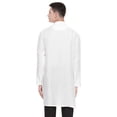 thumbnail image 5 of In-Sattva Men's Indian Mandarin Collar Handcrafted Fine Embroidered Kurta Tunic; Round White; MD, 5 of 6
