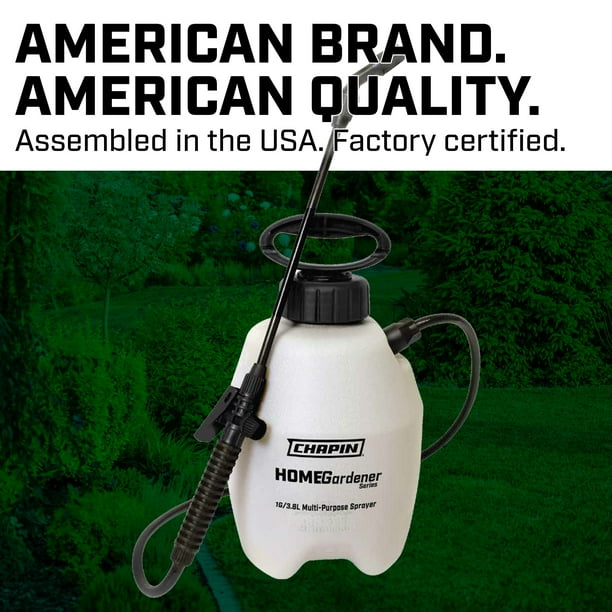 HomeGardener 1-Gallon Multi-Purpose Pump Lawn & Garden Sprayer