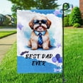 thumbnail image 3 of Happy Father's Day Best Shih Tzu Cool Dad Ever Garden Flag 12x18in Double Sided Lion Dog Lover Gifts Outdoor Decor - 12007, 3 of 5