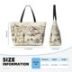 thumbnail image 4 of Fotbe Wild West Desert With Cowboys Bolsa de Viaje para Playa - Resistente al Agua, Bolsa Tote de Gran Capacidad y Ligera con 7 Bolsillos para Mujeres y Hombres, 4 of 7