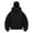 Black, variant on TOWED22 Hoodies for Men Full Zip Up Fleece Jackets Lightweight Sweatshirt Coat(Red,L)