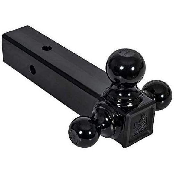 Buyers Products Tri-Ball Hitch with Black Towing Balls - 2-1/2 Inch Receive