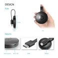 thumbnail image 4 of Wireless WiFi Display Dongle HDMI, 5GHz+2.4GHz WiFi Drahtlos Mini Bildschirm teilen Anzeigeempfänger 1080HD, Unterstützung Miracast Airplay DLNA para Android/IOS/PC/TV/Monitor/Projektor, 4 of 7