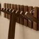 thumbnail image 3 of Wood Wall Mounted Coat Rack with Hidden Decorative Hook Clothes Hat Key Hanger Closet for Living Room Furniture D, 3 of 5