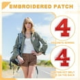 thumbnail image 3 of Parche Bordado de Números Uxcell, Parche Bordado de Números 0 con Adhesivo para Coser en Ropa, Vestidos, Jeans, Zapatos, Sombreros, DIY 4, 3 of 7