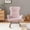 Pink + Metal + Foam, variant on Rocking Armchair